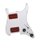 Maxbell Guitar Pickguard Professional Practical Switch Control Scratchplate Accessory red