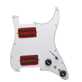 Maxbell Guitar Pickguard Professional Practical Switch Control Scratchplate Accessory red
