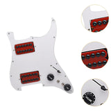 Maxbell Guitar Pickguard Professional Practical Switch Control Scratchplate Accessory red