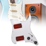 Maxbell Guitar Pickguard Professional Practical Switch Control Scratchplate Accessory red