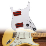 Maxbell Guitar Pickguard Professional Practical Switch Control Scratchplate Accessory red