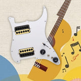 Maxbell Guitar Pickguard Professional Practical Switch Control Scratchplate Accessory black yellow