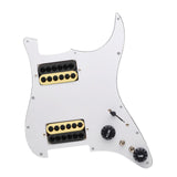 Maxbell Guitar Pickguard Professional Practical Switch Control Scratchplate Accessory black yellow