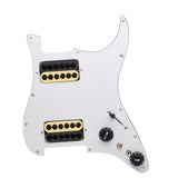 Maxbell Guitar Pickguard Professional Practical Switch Control Scratchplate Accessory black yellow
