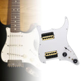 Maxbell Guitar Pickguard Professional Practical Switch Control Scratchplate Accessory black yellow