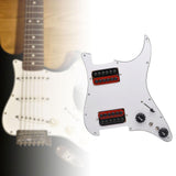 Maxbell Guitar Pickguard Professional Practical Switch Control Scratchplate Accessory red black