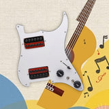 Maxbell Guitar Pickguard Professional Practical Switch Control Scratchplate Accessory red black