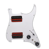 Maxbell Guitar Pickguard Professional Practical Switch Control Scratchplate Accessory red black