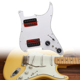 Maxbell Guitar Pickguard Professional Practical Switch Control Scratchplate Accessory red black