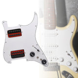 Maxbell Guitar Pickguard Professional Practical Switch Control Scratchplate Accessory red black