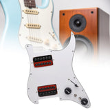 Maxbell Guitar Pickguard Professional Practical Switch Control Scratchplate Accessory red black