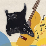 Maxbell Guitar Pickguard Professional Practical Switch Control Scratchplate Accessory black