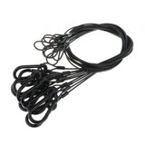 Maxbell Stage Light Cables Security Rope for Party Light for Moving Head Light Event Black 24.8in 10pc