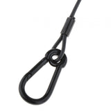 Maxbell Stage Light Cables Security Rope for Party Light for Moving Head Light Event Black 24.8in 10pc