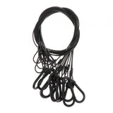 Maxbell Stage Light Cables Security Rope for Party Light for Moving Head Light Event Black 24.8in 10pc