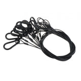 Maxbell Stage Light Cables Security Rope for Party Light for Moving Head Light Event Black 24.8in 10pc
