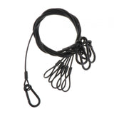 Maxbell Stage Light Cables Security Rope for Party Light for Moving Head Light Event Black 29in 5pc