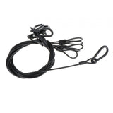 Maxbell Stage Light Cables Security Rope for Party Light for Moving Head Light Event Black 29in 5pc