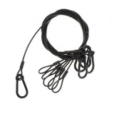 Maxbell Stage Light Cables Security Rope for Party Light for Moving Head Light Event Black 29in 5pc