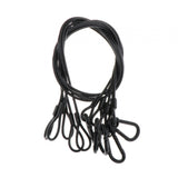 Maxbell Stage Light Cables Security Rope for Party Light for Moving Head Light Event Black 33in 5pc