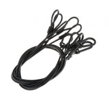 Maxbell Stage Light Cables Security Rope for Party Light for Moving Head Light Event Black 33in 5pc