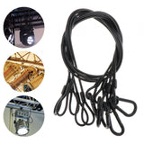 Maxbell Stage Light Cables Security Rope for Party Light for Moving Head Light Event Black 33in 5pc