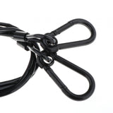 Maxbell Stage Light Cables Security Rope for Party Light for Moving Head Light Event Black 34.7in 2pc