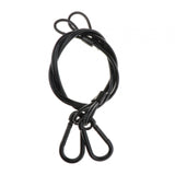 Maxbell Stage Light Cables Security Rope for Party Light for Moving Head Light Event Black 34.7in 2pc