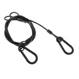 Maxbell Stage Light Cables Security Rope for Party Light for Moving Head Light Event Black 34.7in 2pc