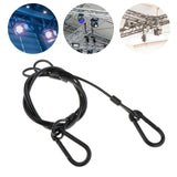 Maxbell Stage Light Cables Security Rope for Party Light for Moving Head Light Event Black 34.7in 2pc