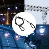 Maxbell Stage Light Cables Security Rope for Party Light for Moving Head Light Event Black 34.7in 2pc