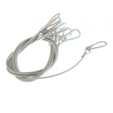 Maxbell Stage Light Cables Security Rope for Party Light for Moving Head Light Event Silver 33in 5pc