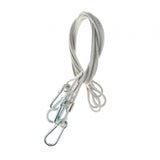 Maxbell Stage Light Cables Security Rope for Party Light for Moving Head Light Event Silver 33in 5pc