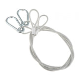 Maxbell Stage Light Cables Security Rope for Party Light for Moving Head Light Event 34.7in 5mm 2pc