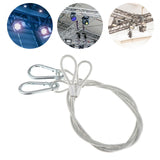 Maxbell Stage Light Cables Security Rope for Party Light for Moving Head Light Event 34.7in 5mm 2pc