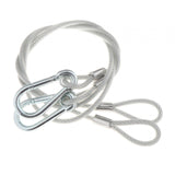 Maxbell Stage Light Cables Security Rope for Party Light for Moving Head Light Event 34.7in 6mm 2pc