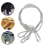 Maxbell Stage Light Cables Security Rope for Party Light for Moving Head Light Event 34.7in 6mm 2pc