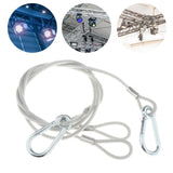 Maxbell Stage Light Cables Security Rope for Party Light for Moving Head Light Event 34.7in 6mm 2pc