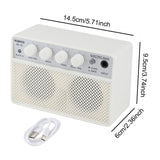 Maxbell Electric Guitar Amplifier Practice Bass Indoor Outdoor Portable Mini Speaker