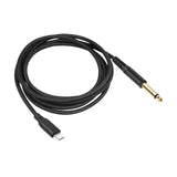 Maxbell Audio Cable 6.35mm 1/4in Sturdy Instrument Cable for Speaker Equalizer Mixer 200cm