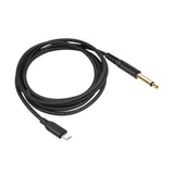 Maxbell Audio Cable 6.35mm 1/4in Sturdy Instrument Cable for Speaker Equalizer Mixer 200cm