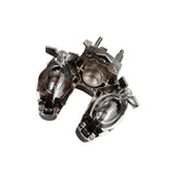 Maxbell Tom Double Ball Clamp Stainless Steel for Toms Cowbell Universal Multi Clamp
