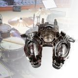 Maxbell Tom Double Ball Clamp Stainless Steel for Toms Cowbell Universal Multi Clamp