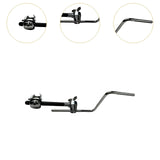 Maxbell Percussion Accessories Hardware Professional Adjustable Drum Extension Clamp