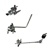 Maxbell Drum Cymbal Extension Clamp Metal Professional Drum Parts Drum Cymbal Holder Clamp