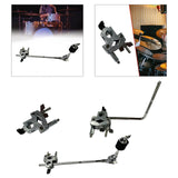 Maxbell Drum Cymbal Extension Clamp Metal Professional Drum Parts Drum Cymbal Holder Clamp