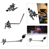 Maxbell Drum Cymbal Extension Clamp Metal Professional Drum Parts Drum Cymbal Holder Clamp