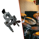 Maxbell Drum Cymbal Extension Clamp Metal Professional Drum Parts Drum Cymbal Holder Clamp