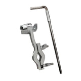 Maxbell Cowbell Percussion Mounting Bracket with L Rod for Music Instrument Drum Set