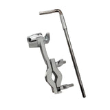 Maxbell Cowbell Percussion Mounting Bracket with L Rod for Music Instrument Drum Set